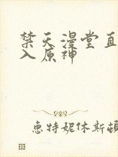 禁天漫堂直接进入原神