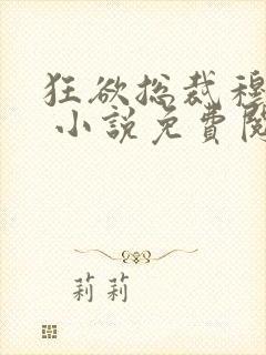 狂欲总裁穆非雪 小说免费阅读封面