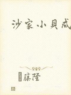沙家小贝成长记封面
