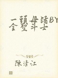 一头母猪BY黄金圣斗士封面