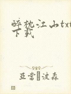 醉枕江山txt下载