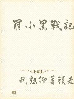 罗小黑战记小说