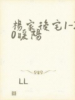 杨家后宅1-20暖阳