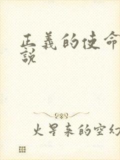 正义的使命 小说