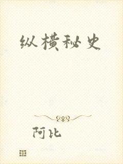 纵横秘史封面