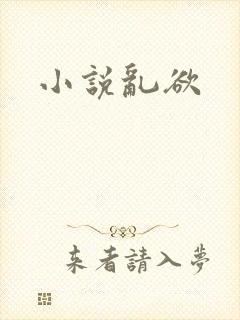 小说乱欲封面