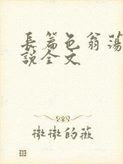 长篇色翁荡熄小说全文