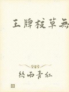 王牌校草无限爱