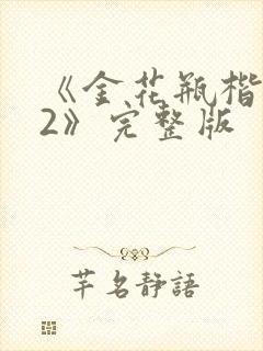 《金花瓶楷梅花2》完整版封面