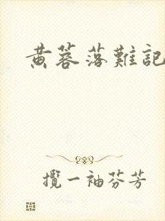 黄蓉落难记