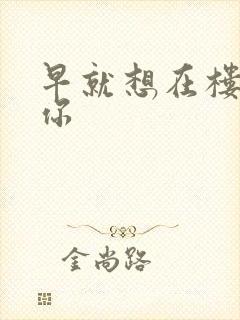 早就想在楼梯要你