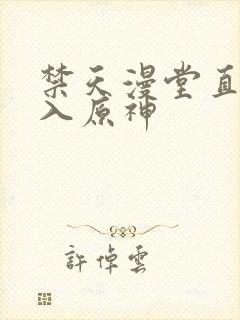 禁天漫堂直接进入原神