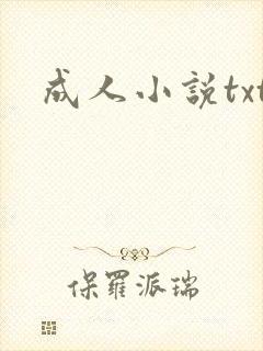 成人小说txt