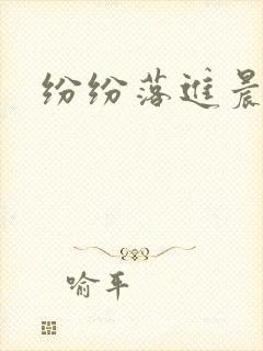 纷纷落进晨色里封面