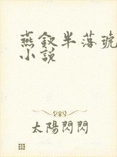 燕钗半落琥珀糖小说封面