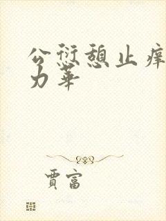 公愆憩止痒古悦力华