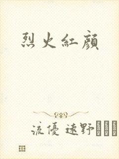 烈火红颜封面
