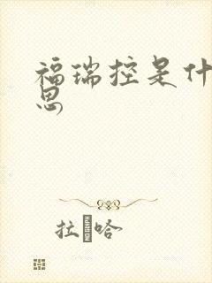 福瑞控是什么意思