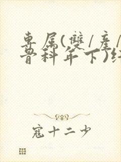 专属(双/产/骨科年下)纤仟封面
