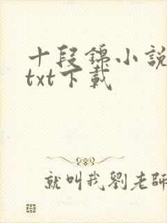 十段锦小说全本txt下载