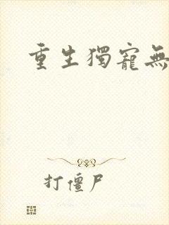 重生独宠无二