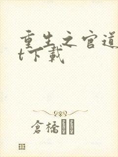 重生之官道txt下载