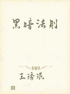 黑暗法则封面