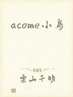 acome小鸟