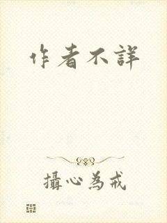 作者不详封面