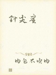 针尖蜜封面