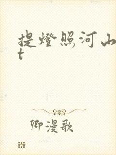 提灯照河山txt
