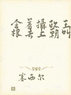 含着摄政王的紫根去上朝叫什么