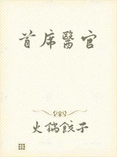 首席医官封面