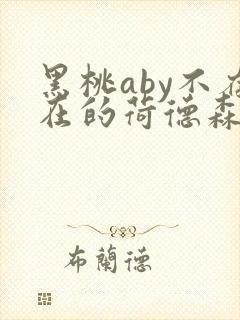 黑桃aby不存在的荷德森笔趣阁