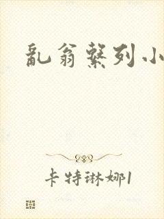 乱翁系列小说封面