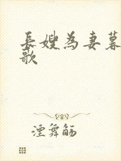 长嫂为妻暮色酒歌封面