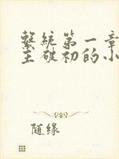 系统第一章给宿主破初的小说