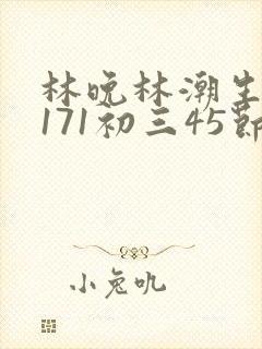 林晚林潮生if171初三45节封面