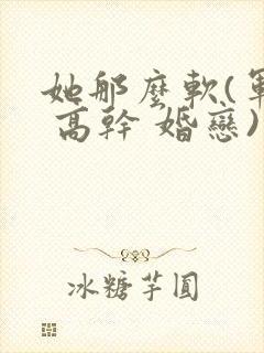 她那么软(军婚 高干 婚恋)完结