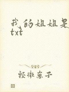 我的姐姐是美女txt