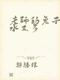 老师的兔子又软水又多