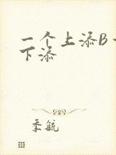一个上添B一个下添