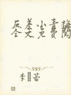 反差小青梅小说全文免费阅读封面
