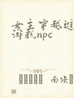 女主穿越进18游戏npc