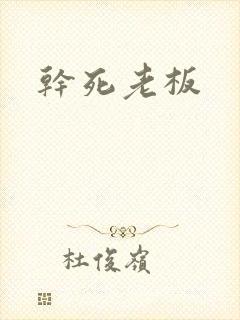 干死老板封面