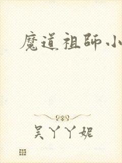 魔道祖师小说封面