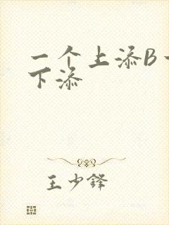 一个上添B一个下添