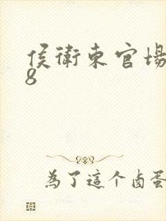 侯卫东官场笔记8