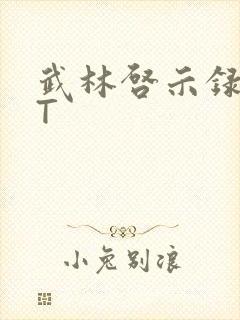 武林启示录TXT封面
