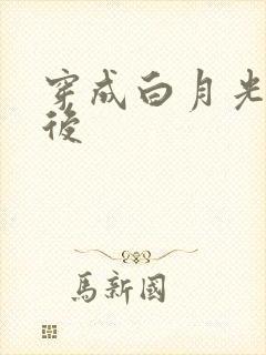 穿成白月光替身后封面